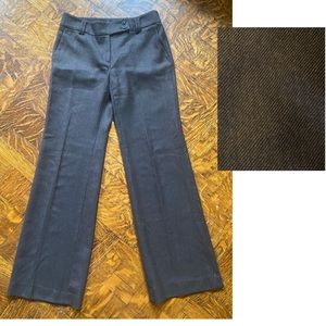 Dark Brown and Black Wool Ann Taylor Loft Pants - Size 2 - Kate Fit